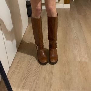 Zara thigh high boots